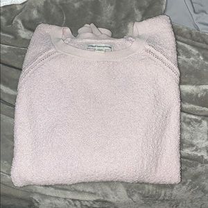 Fuzzy Knit American Eagle Crew